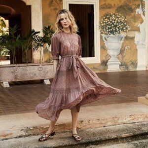 NWT Doen Minetta Dress in Canyon size Small